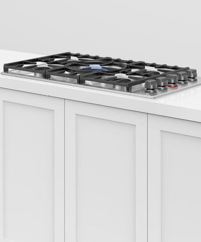FISHER & PAYKEL CDV3365HN 36" Series 9 5 Burner Gas Cooktop in Stainless Steel - CDV3365HN