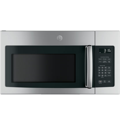 GE APPLIANCES JNM3163RJSS GE® 1.6 Cu. Ft. Over-the-Range Microwave Oven with Recirculating Venting in Stainless Steel - JNM3163RJSS