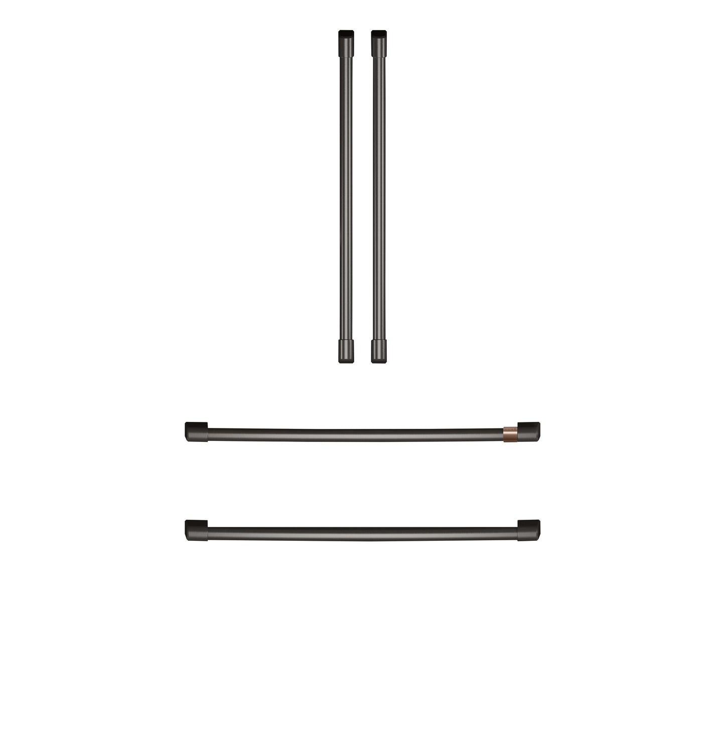 CAFE CXQB4H4PNBT CAFéRefrigeration Handle Kit - Brushed Black - CXQB4H4PNBT