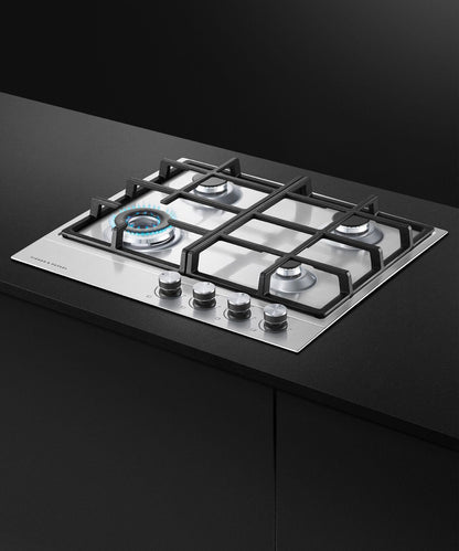 FISHER & PAYKEL CG244DNGX1N 24" Series 7 4 Burner Gas Cooktop in Stainless Steel - CG244DNGX1N