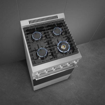 SMEG SPR24UGGX Range Stainless steel SPR24UGGX in Stainless Steel Look - SPR24UGGX