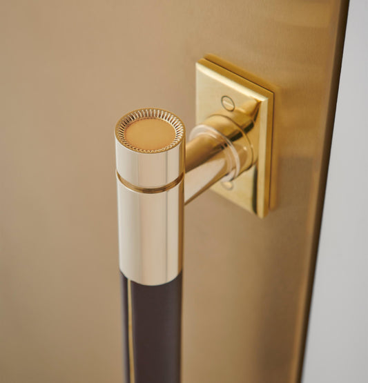 MONOGRAM Monogram Column Handle Kit Brass Designer Collection Brass - ZKSP1H1BVB1