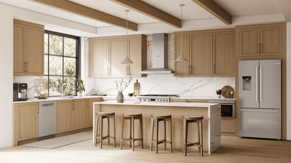 BOSCH B36CD52SNS 500 Series, French Door Bottom freezer, multi door, 36'', Brushed steel (with anti-fingerprint), Total No Frost in Stainless Steel - B36CD52SNS