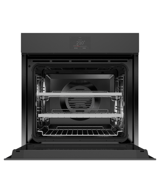 FISHER & PAYKEL OS24SMTNB1 24" Series 11 Minimal Handleless Combi-Steam Oven Black - OS24SMTNB1