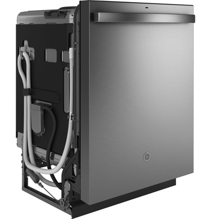 GE APPLIANCES GDT650SYVFS GE ENERGY STAR Fingerprint Resistant Top Control with in Stainless Steel Interior Dishwasher with Sanitize Cycle in Stainless Steel - GDT650SYVFS