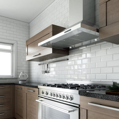 XO APPLIANCE XOV36KSE 36" 1000 CFM Italian Made Wall Chimney Range Hood in Stainless Steel - XOV36KSE