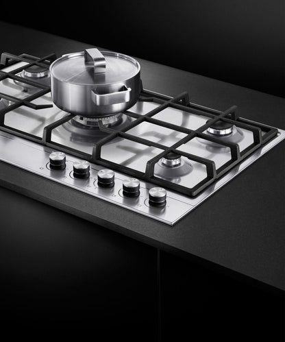 FISHER & PAYKEL CG365DLPX1N 36" Series 7 5 Burner Gas Cooktop in Stainless Steel - CG365DLPX1N