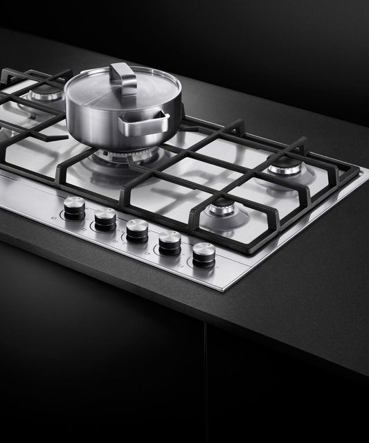 FISHER & PAYKEL CG365DLPX1N 36" Series 7 5 Burner Gas Cooktop in Stainless Steel - CG365DLPX1N