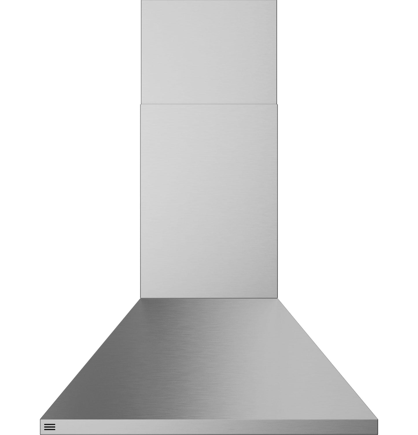GE APPLIANCES GE Profile 30" Wall-Mount Pyramid Chimney Vent Hood with Clean Air Sensors in Stainless Steel - PVW1030SWSS