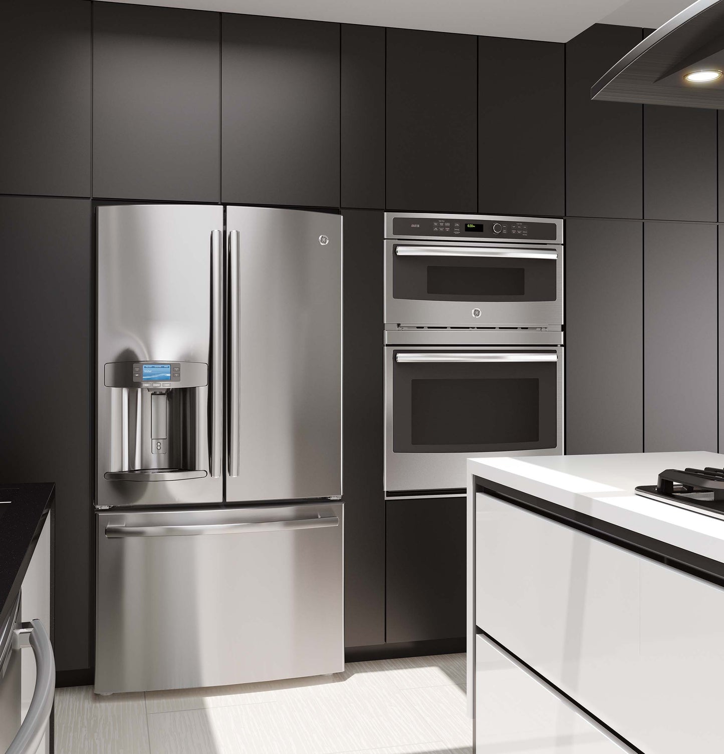 GE APPLIANCES PT9800SHSS GE Profile™ 30 in. Combination Double Wall Oven with Convection and Advantium® Technology in Stainless Steel - PT9800SHSS