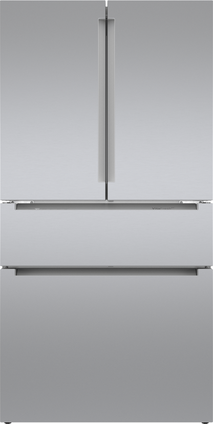 BOSCH B36CL80ENS 800 Series, French Door Bottom freezer, multi door, 36'', Brushed steel (with anti-fingerprint) in Stainless Steel - B36CL80ENS