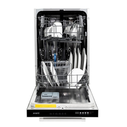 AVANTI DWT18V3S Avanti 18" Built In Dishwasher in Stainless Steel - DWT18V3S