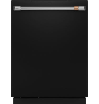 CAFE  CustomFit ENERGY STAR Stainless Interior Smart Dishwasher with Ultra Wash Top Rack and Dual Convection Ultra Dry, LED Lights, 39 dBA Black - CDT888P3VD1