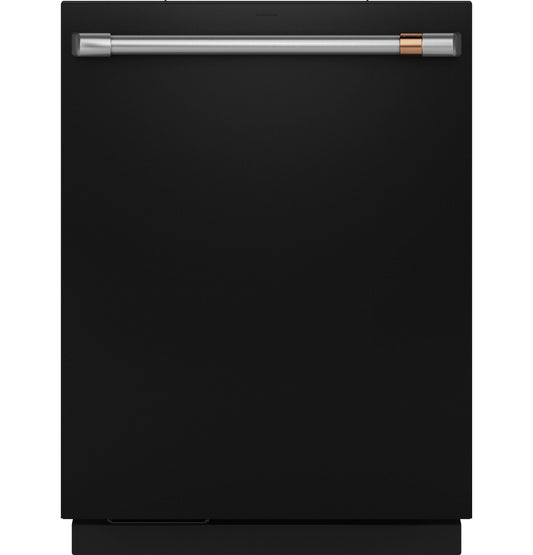 CAFE  CustomFit ENERGY STAR Stainless Interior Smart Dishwasher with Ultra Wash Top Rack and Dual Convection Ultra Dry, LED Lights, 39 dBA Black - CDT888P3VD1