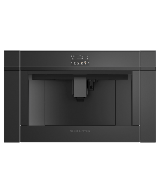 FISHER & PAYKEL EB24DSXBB1 24" Series 9 Minimal Built-in Coffee Maker Black - EB24DSXBB1