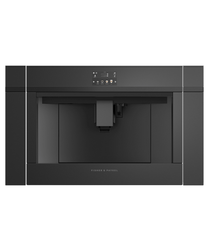 FISHER & PAYKEL EB24DSXBB1 24" Series 9 Minimal Built-in Coffee Maker Black - EB24DSXBB1