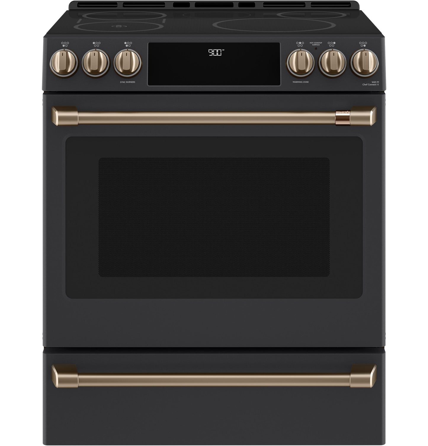 CAFE CXFCHHKPMBZ CAFé  Front Control Induction Knobs and Handles - Brushed Bronze - CXFCHHKPMBZ