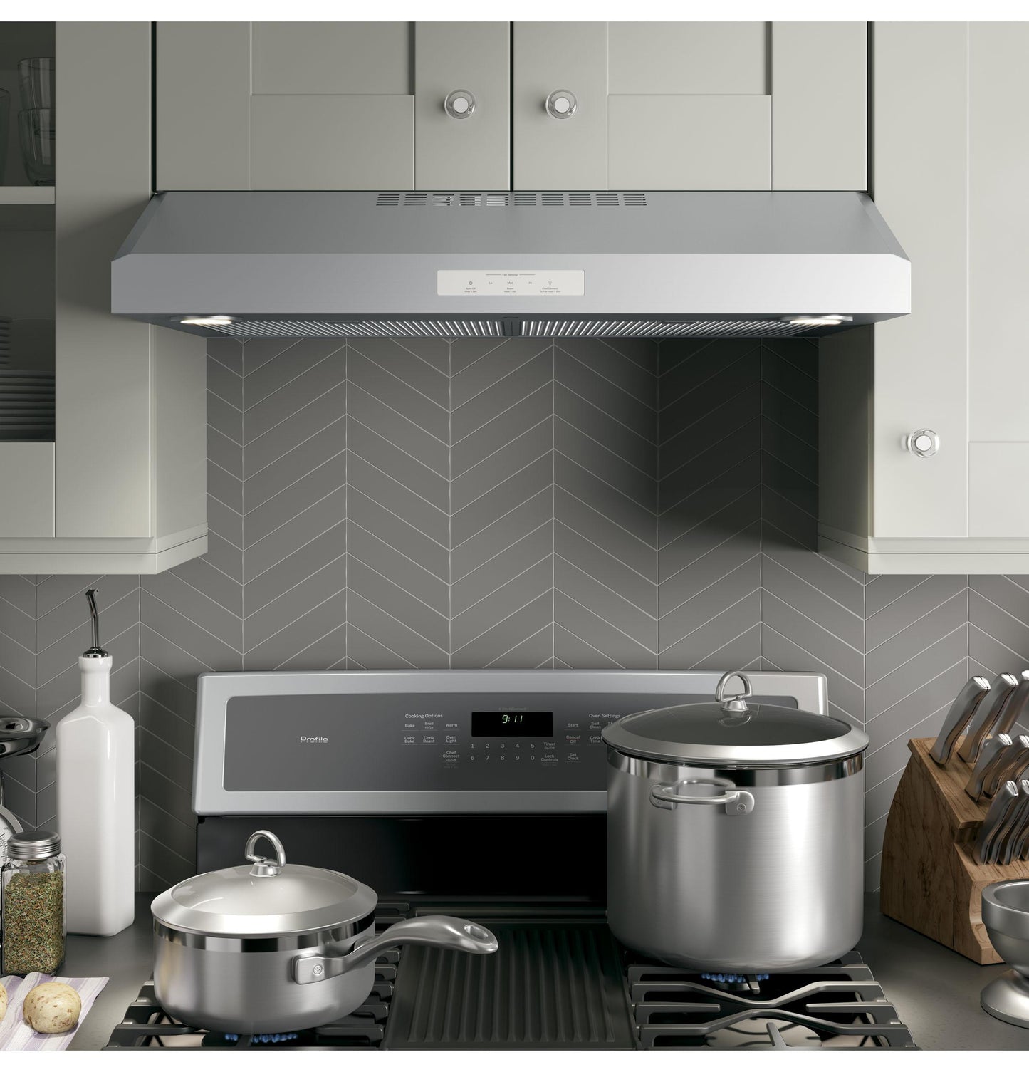GE APPLIANCES PVX7300SJSS GE Profile™ 30" Under The Cabinet Hood in Stainless Steel - PVX7300SJSS