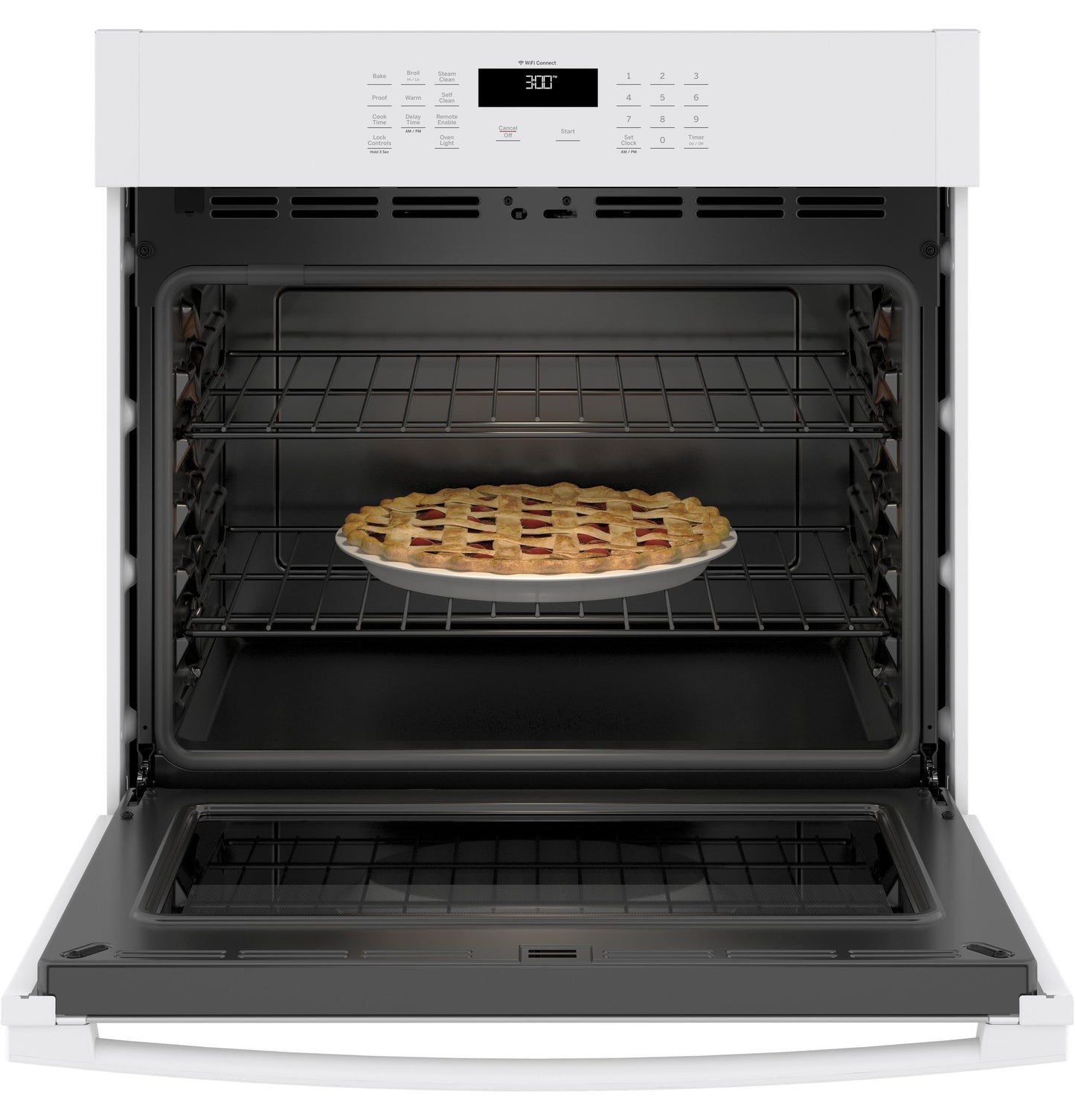 GE APPLIANCES 30" Smart Built-In Self-Clean Single Wall Oven White - JTS3000DNWW