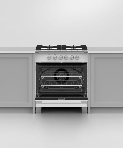 FISHER & PAYKEL OR30SCG4W1 30" Series 7 Classic 4 Burner Gas Range White - OR30SCG4W1