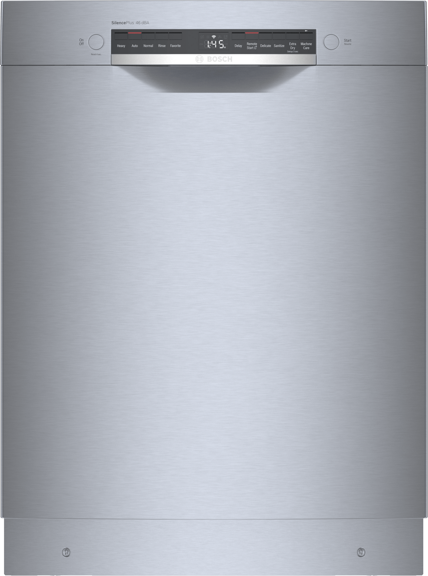 BOSCH SGE53C55UC 300 Series, built-under dishwasher, 24'', Brushed steel anti-fingerprint in Stainless Steel - SGE53C55UC
