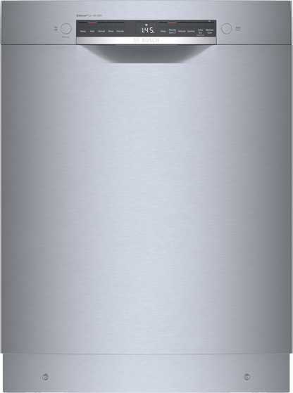 BOSCH SGE53C55UC 300 Series, built-under dishwasher, 24'', Brushed steel anti-fingerprint in Stainless Steel - SGE53C55UC