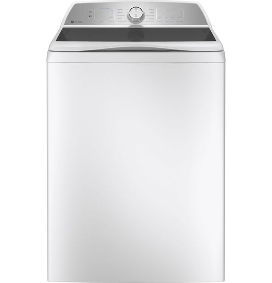 GE APPLIANCES GE Profile 4.9 cu. ft. Capacity Washer with Smarter Wash Technology and FlexDispense White On Gray - PTW605BSRWS