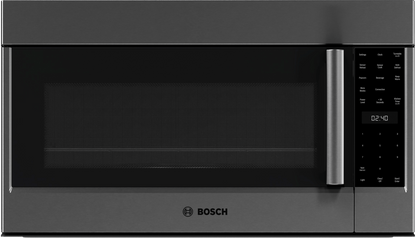 BOSCH HMV8045U 800 Series, Over-The-Range Microwave, 30'', Door Hinge: left, Black stainless steel Black in Stainless Steel - HMV8045U