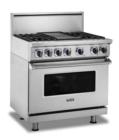 VIKING 36" Dual Fuel Range - VDR7362 Viking 7 Series Blue - VDR73626BSBLP