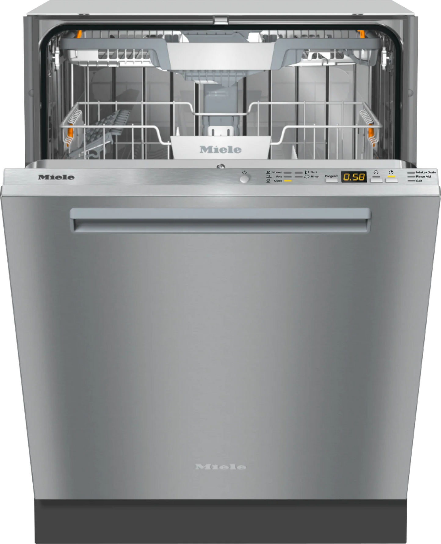 MIELE G 5058 SCVi SFP Active in Stainless Steel. - Fully integrated dishwashers in standard size in tried-and-tested Miele quality at an affordable entry-level price. in Stainless Steel -  G5058SCVISFP