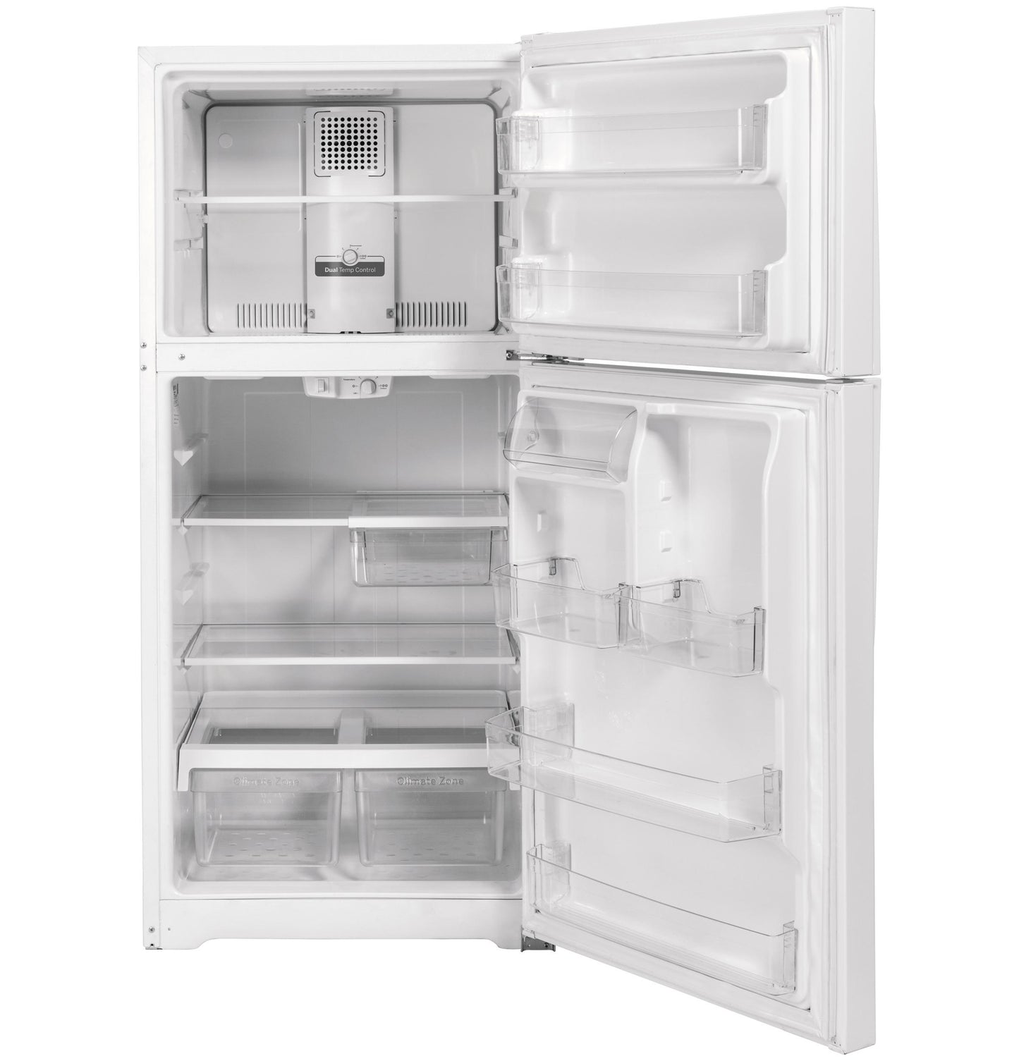 GE APPLIANCES 21.9 Cu. Ft. Garage Ready Top-Freezer Refrigerator White - GTS22KGNRWW