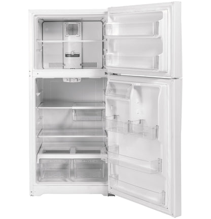 GE APPLIANCES 21.9 Cu. Ft. Garage Ready Top-Freezer Refrigerator White - GTS22KGNRWW