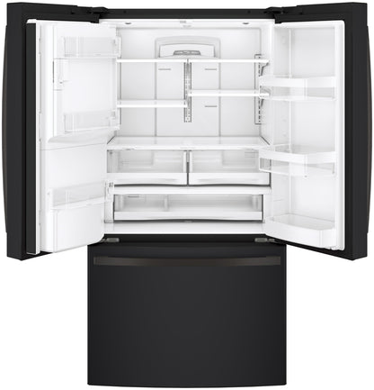 GE APPLIANCES GFE28GELDS GE® ENERGY STAR® 27.7 Cu. Ft. French-Door Refrigerator Black Slate - GFE28GELDS