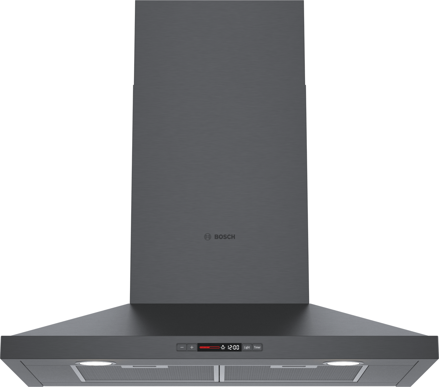 BOSCH HCP80641UC 800 Series, wall-mounted cooker hood, 30'', Black stainless steel Black in Stainless Steel - HCP80641UC