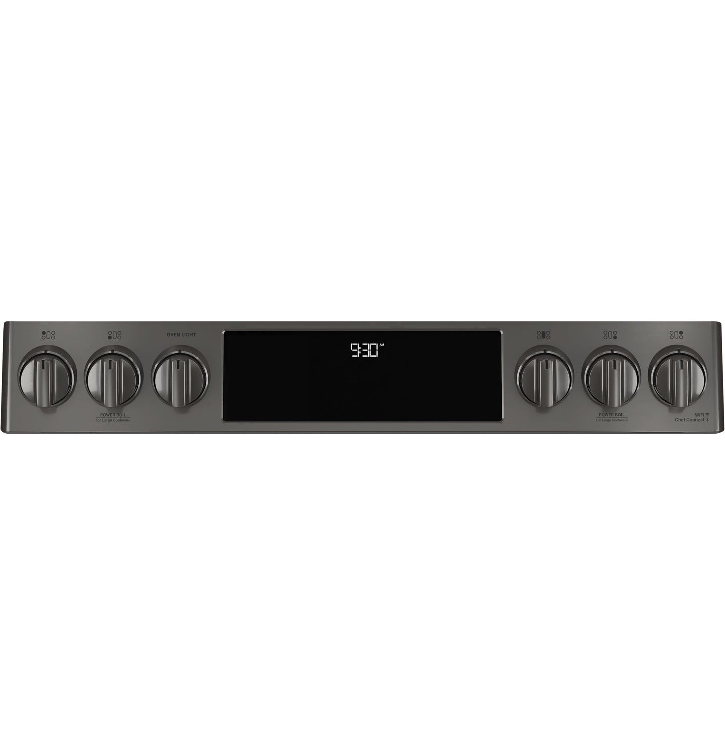 GE APPLIANCES PGS930BPTS GE Profile™ 30" Smart Slide-In Front-Control Gas Range with No Preheat Air Fry Black in Stainless Steel - PGS930BPTS