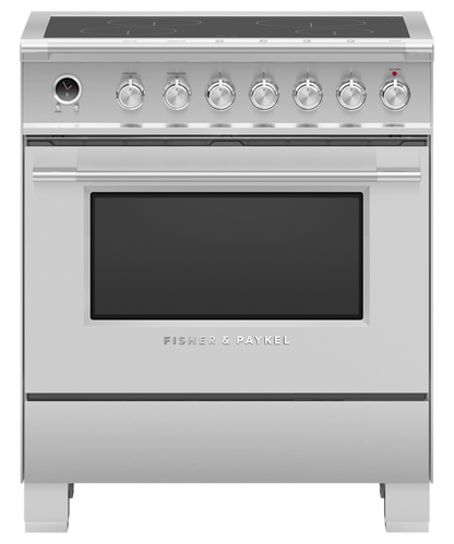 FISHER & PAYKEL OR30SCI6X1 30" Series 9 Classic 4 Zone Induction Self-Cleaning Range in Stainless Steel - OR30SCI6X1