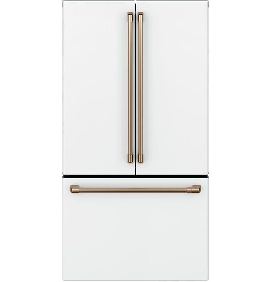 CAFE CWE23SP4MW2 CAFé™ ENERGY STAR® 23.1 Cu. Ft. Smart Counter-Depth French-Door Refrigerator White