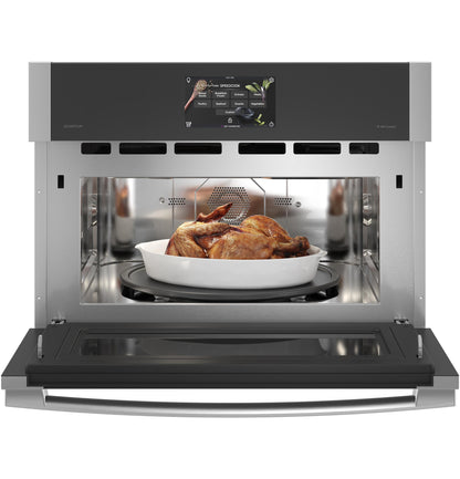 GE APPLIANCES GE Profile 27" Single Wall Oven with 120V Advantium Technology in Stainless Steel - PSB9100SVSS