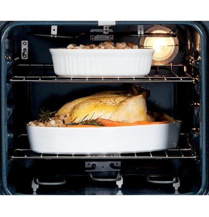 GE APPLIANCES JRP20BJBB GE® 24" Electric Single Self-Cleaning Wall Oven Black - JRP20BJBB