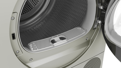 BOSCH WQB245AXUC 800 Series, heat pump dryer, Silver inox Silver