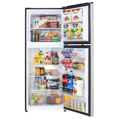 DANBY Danby 10.1 cu. ft. Top Mount Apartment Size Fridge in Stainless Steel Look in Stainless Steel - DFF101B1BSLDB