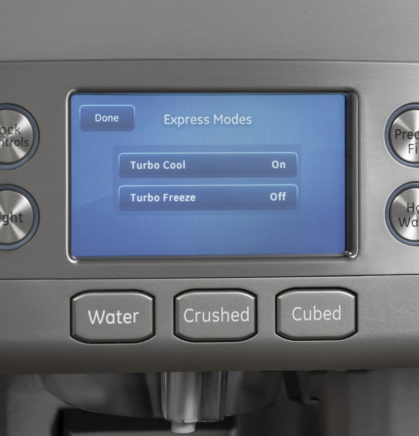 CAFE CYE22UP2MS1 CAFé™ ENERGY STAR® 22.1 Cu. Ft. Smart Counter-Depth French-Door Refrigerator with Keurig® K-Cup® Brewing System in Stainless Steel - CYE22UP2MS1