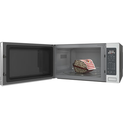 GE APPLIANCES Profile 2.2 Cu. Ft. Countertop Sensor Microwave Oven in Stainless Steel - PCST22U1WSS