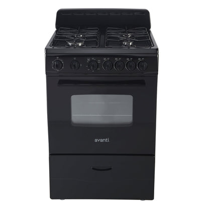 AVANTI GR2416CSS Avanti 24" Gas Range - in Stainless Steel - GR2416CSS
