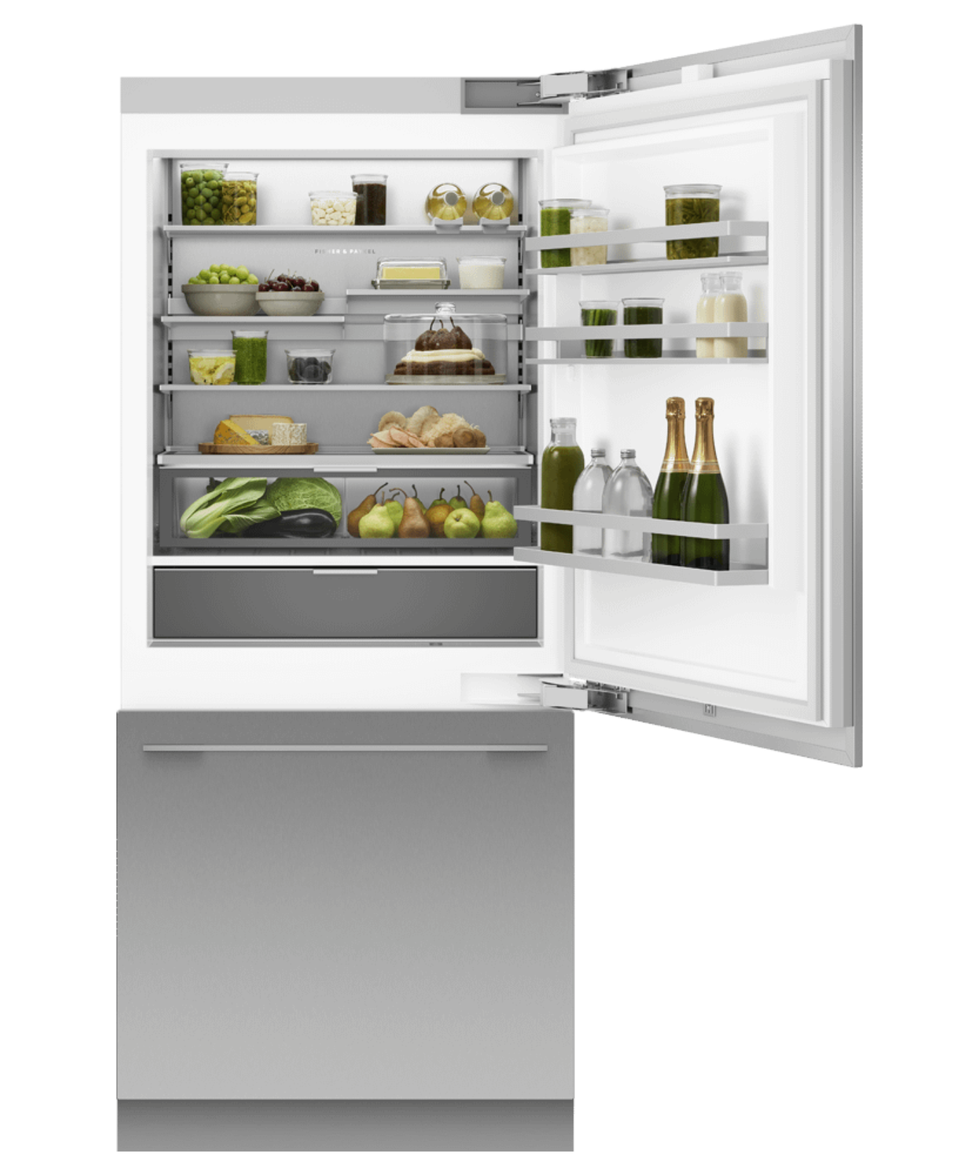 FISHER & PAYKEL RS3684WRUVE1 36" Series 11 Integrated Refrigerator Freezer Custom Panel Ready - RS3684WRUVE1