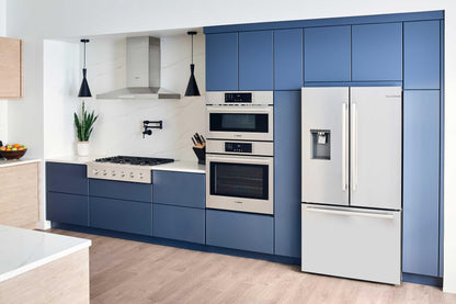 BOSCH B36CD52SNS 500 Series, French Door Bottom freezer, multi door, 36'', Brushed steel (with anti-fingerprint), Total No Frost in Stainless Steel - B36CD52SNS