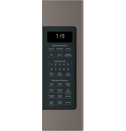 GE APPLIANCES 1.9 Cu. Ft. Over-the-Range Sensor Microwave Oven Slate - JVM7195EKES
