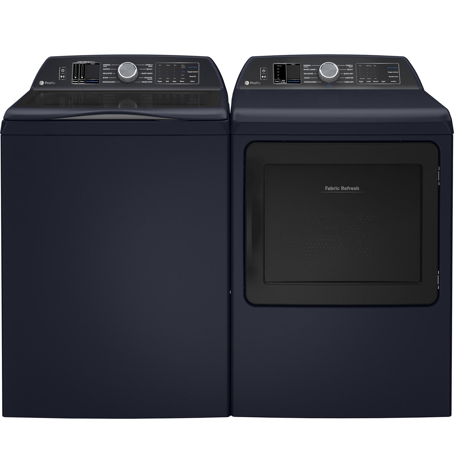 GE APPLIANCES PTW805BPWRS GE Profile™ ENERGY STAR® 5.3 cu. ft. Capacity Washer with Smarter Wash Technology and Adaptive SmartDispense Blue - PTW805BPWRS