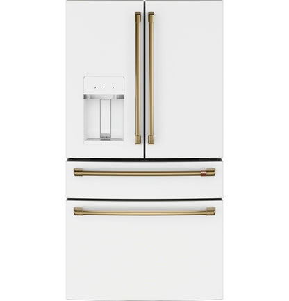 CAFE CVE28DP4NW2 CAFé™ ENERGY STAR® 27.8 Cu. Ft. Smart 4-Door French-Door Refrigerator White - CVE28DP4NW2