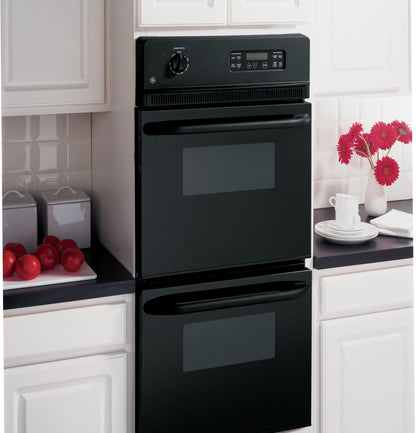 GE APPLIANCES JRP28BJBB GE® 24" Double Wall Oven Black - JRP28BJBB